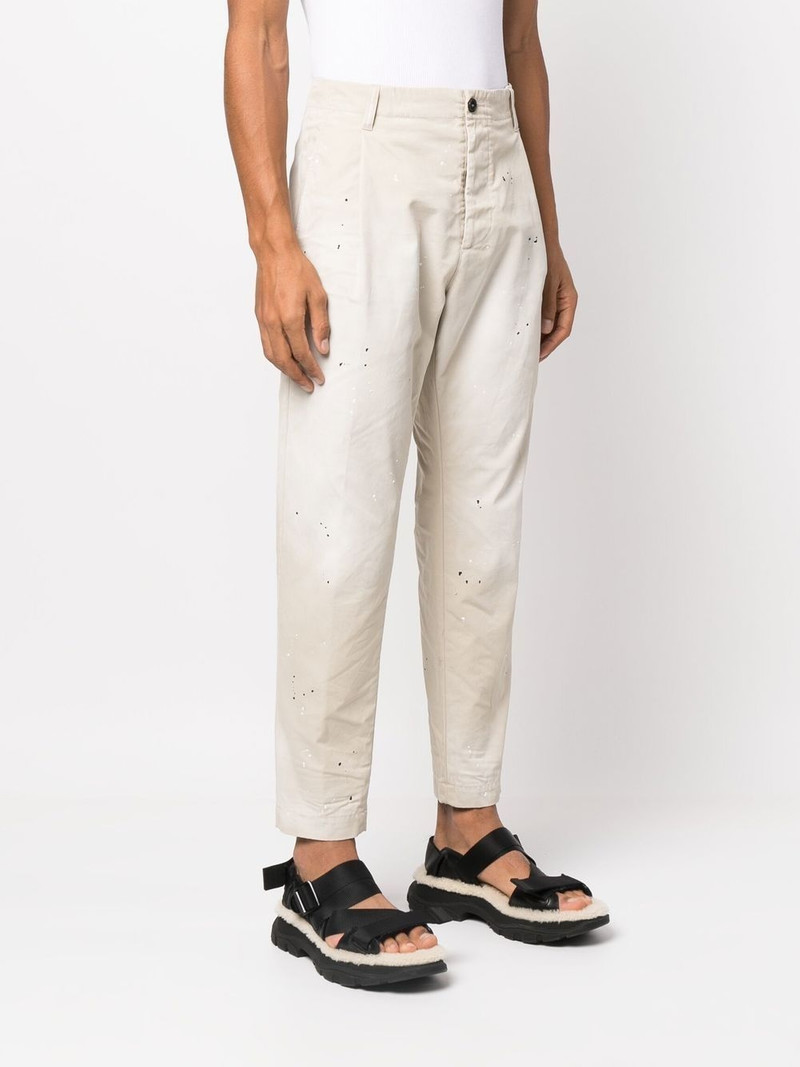 logo-print straight-leg trousers 3