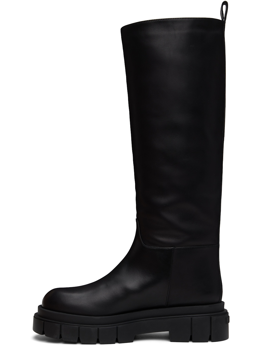 Black Commander Tall Boots - 3