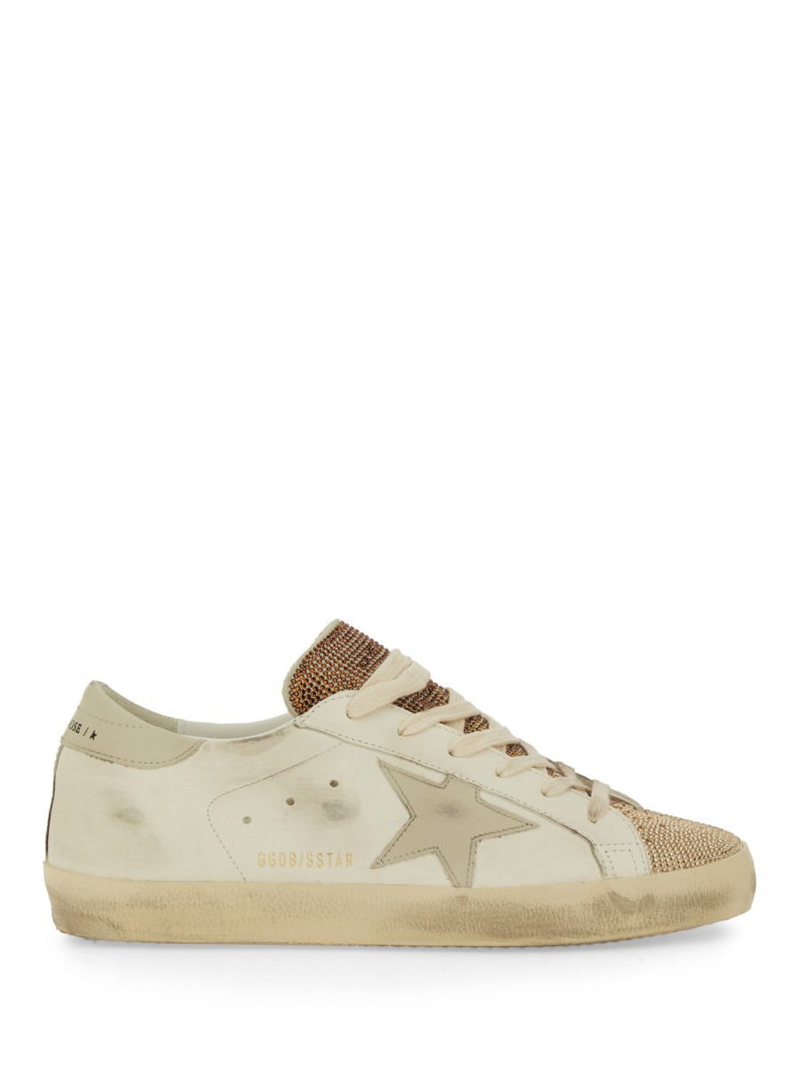 SUPER-STAR SNEAKER WITH CRYSTALS - 1