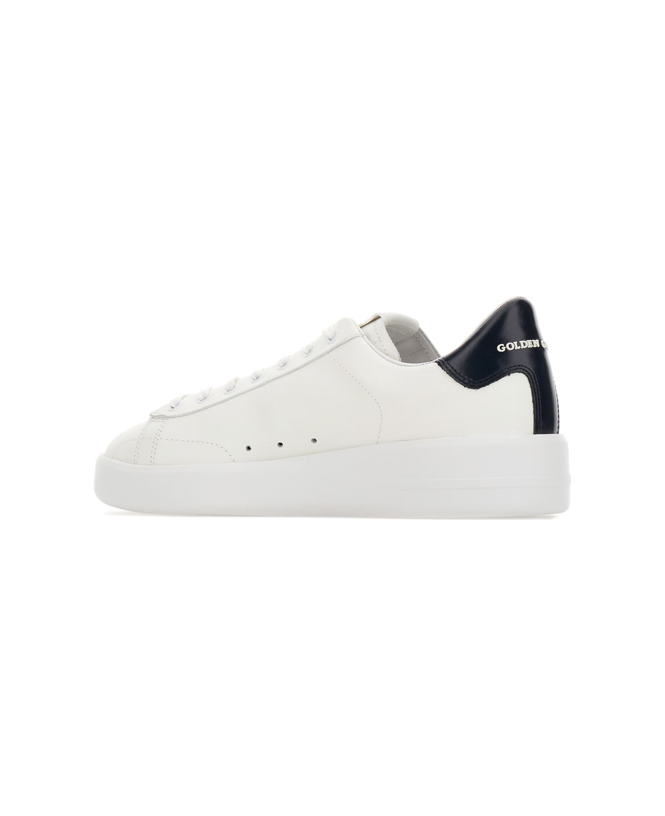 White Leather Pure Star Sneakers - 3