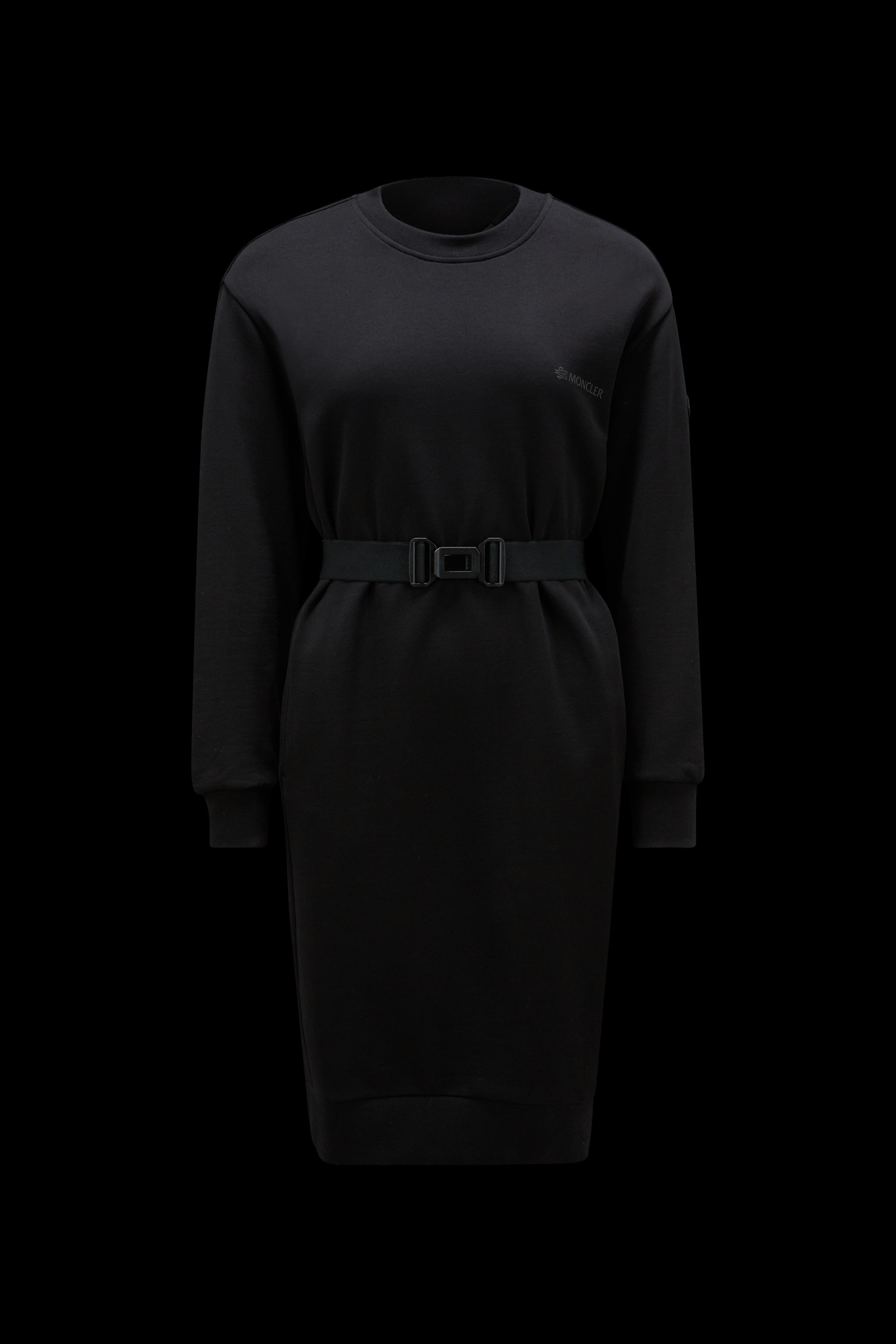 Belted Cotton Dress - 1