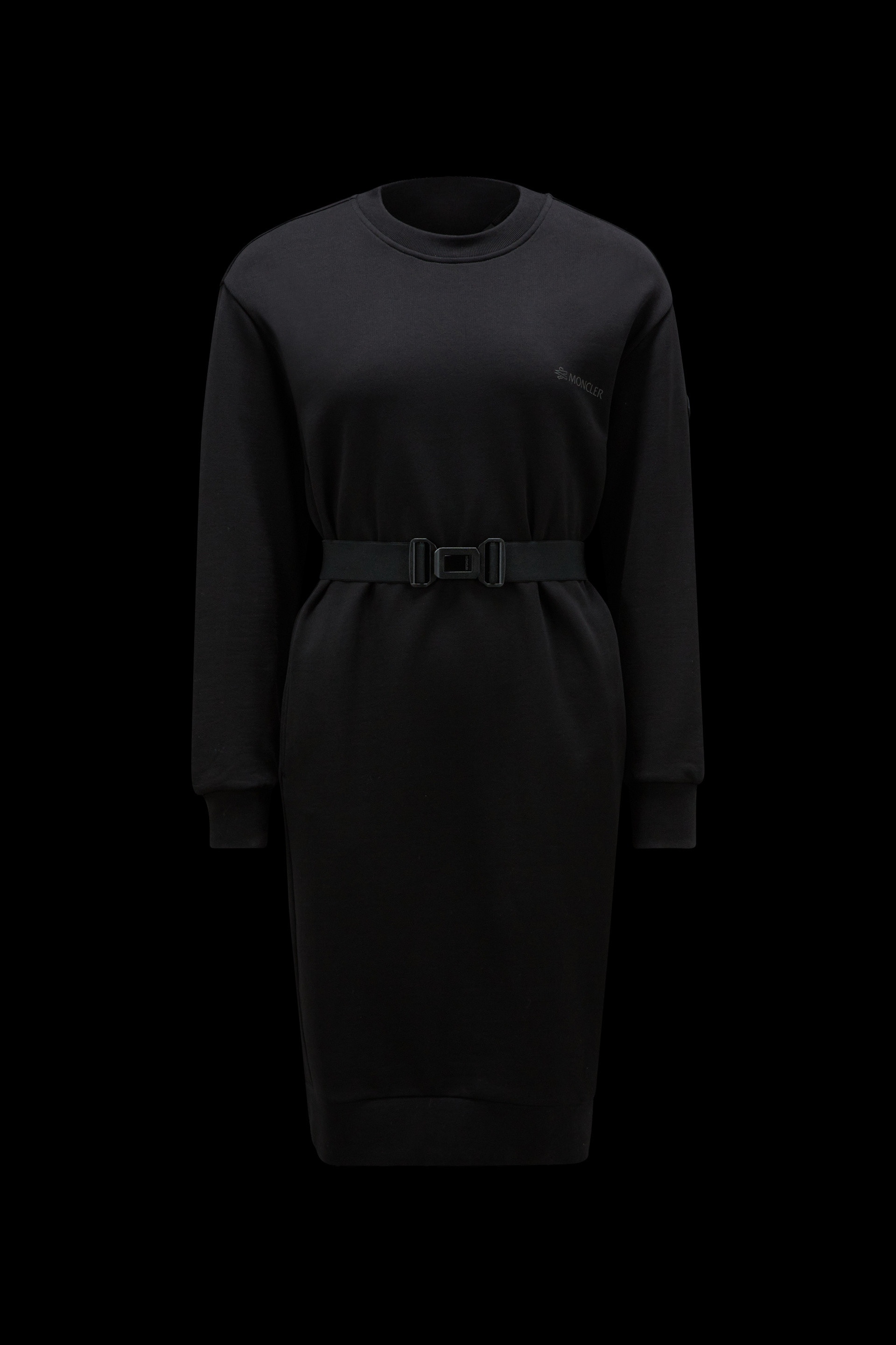 Belted Cotton Dress - 1