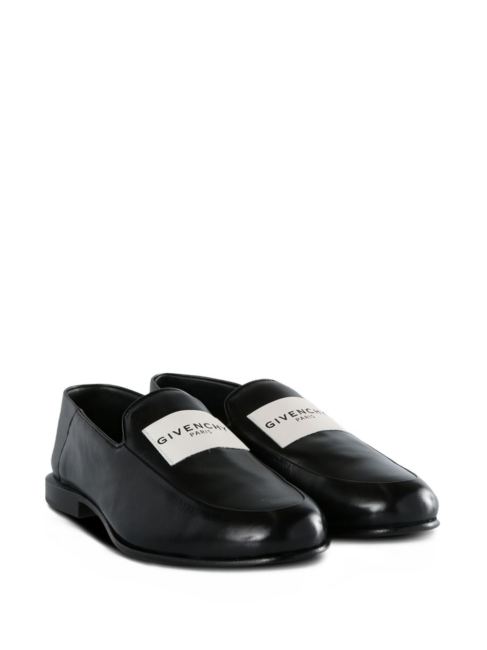 logo-patch loafers - 2