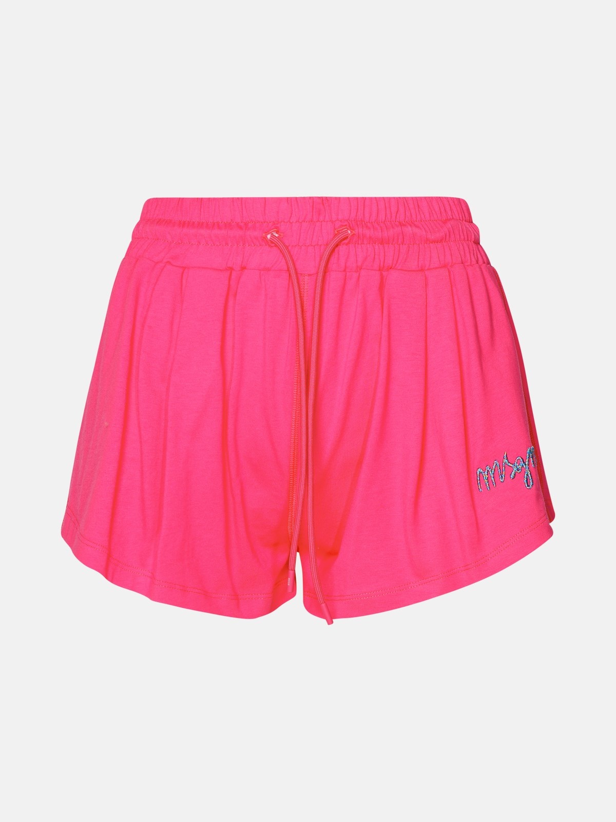 FUCHSIA COTTON SHORTS - 1