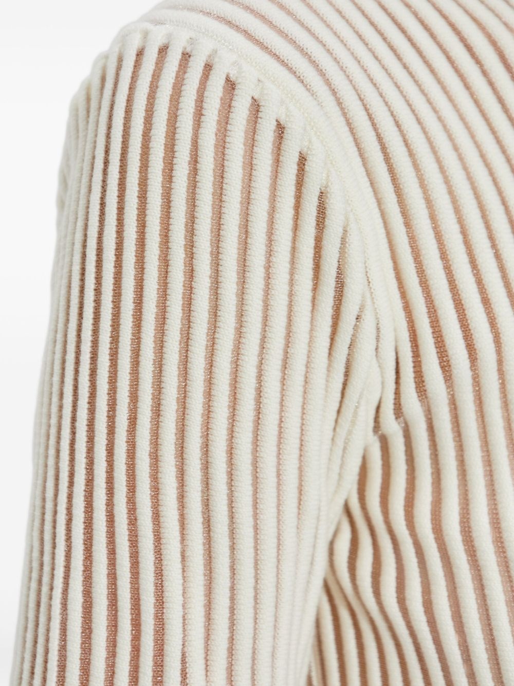 ribbed long-sleeve top - 5