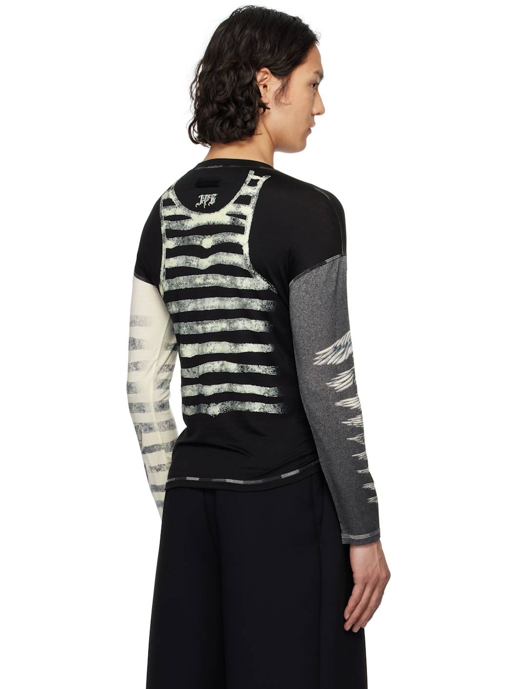 Black 'The Tattoo Top' T-shirt - 3