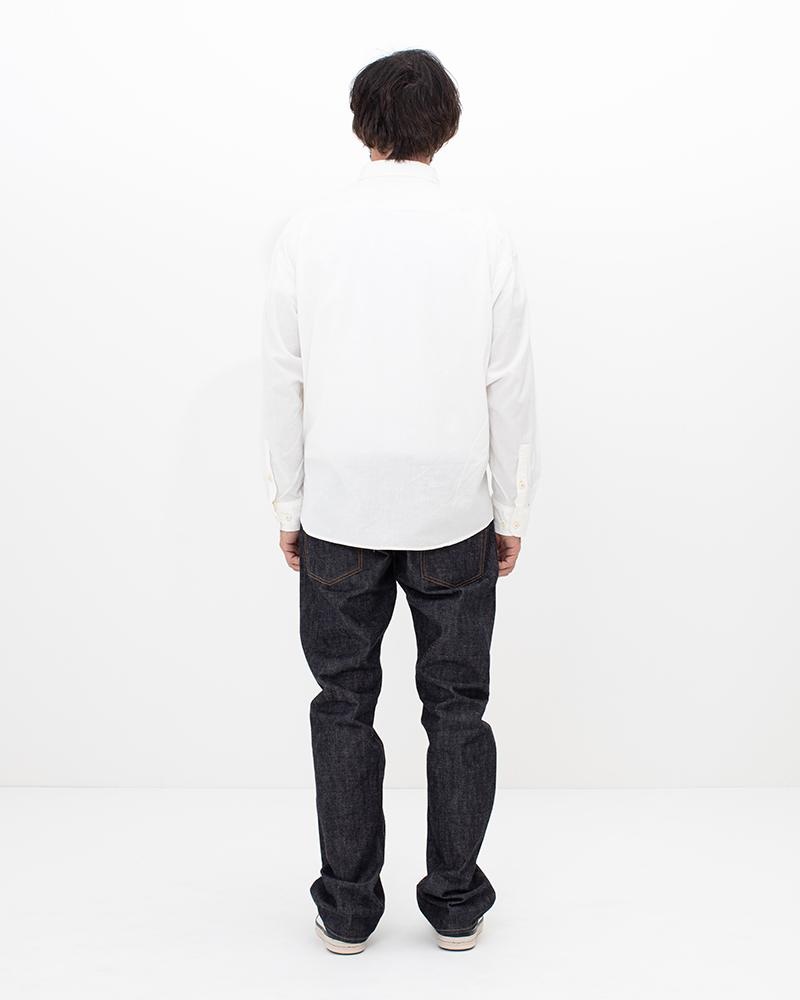 LANGER CHAMBRAY L/S (C/SI) WHITE - 3