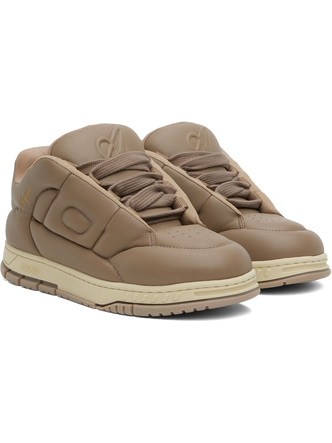 Brown Area Puff Puff Sneakers - 4