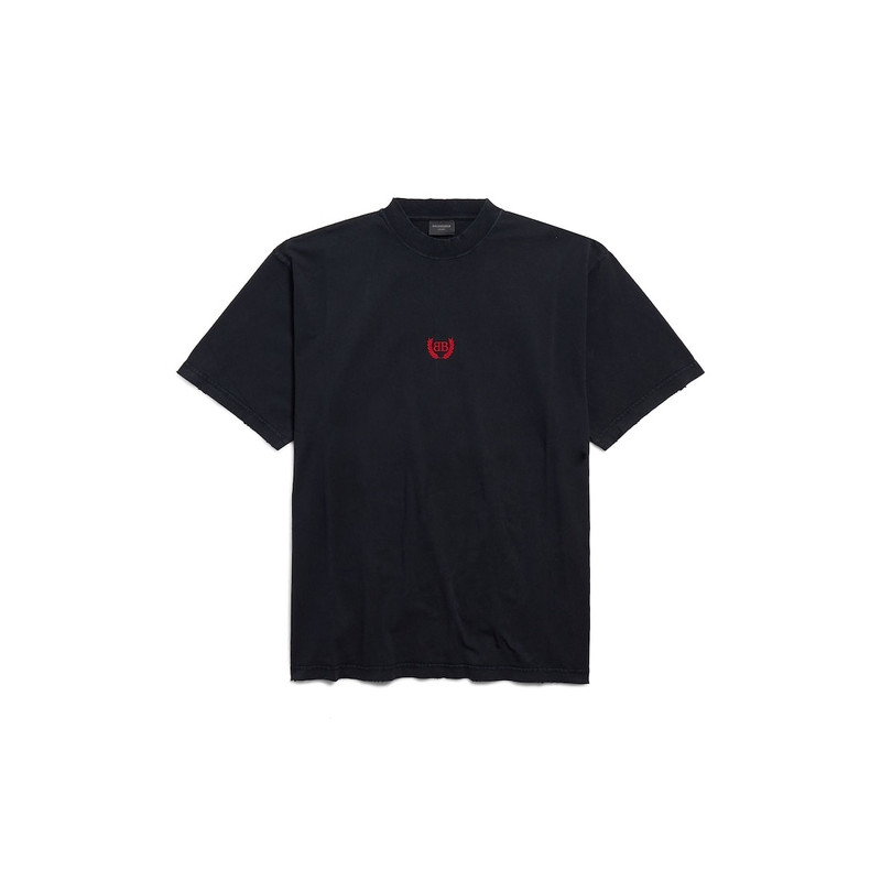 Men's Laurel Classic T-shirt Medium Fit in Faded Black 1