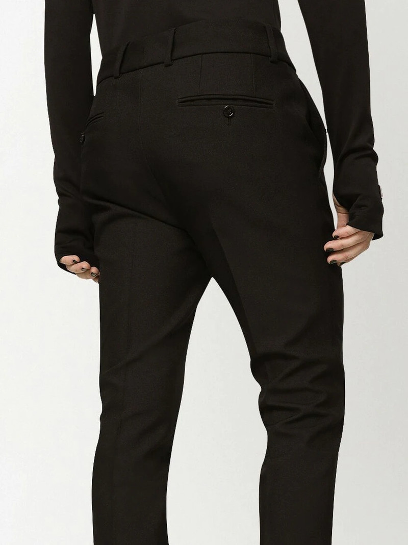 ankle-slit super-skinny trousers 5