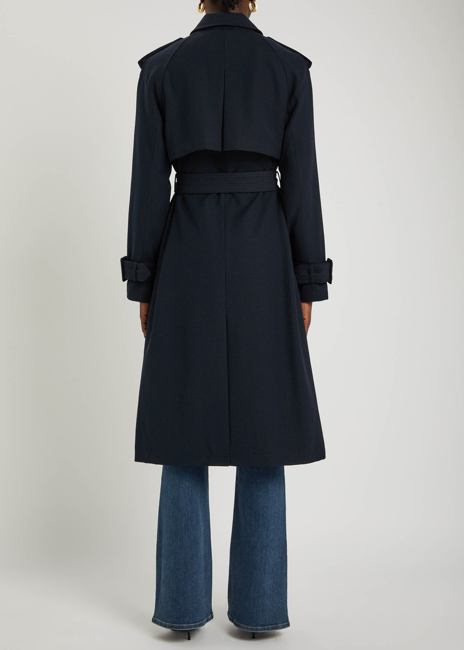 Veronica Beard Conneley Dickey Double-breasted Twill Trench Coat - 3