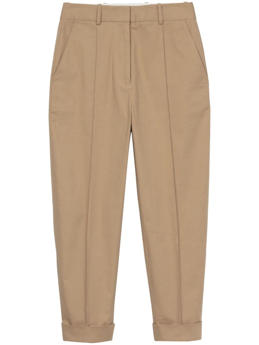 tapered-leg cropped trousers - 1