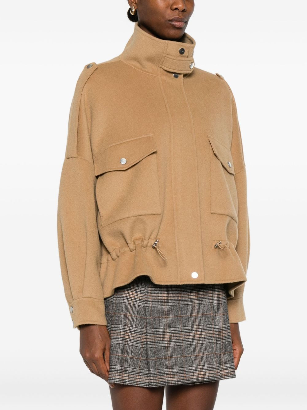 drop-shoulder jacket - 3