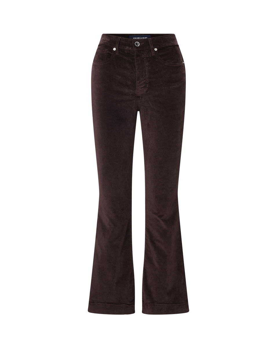 CARSON ANKLE FLARE VELVET - 1