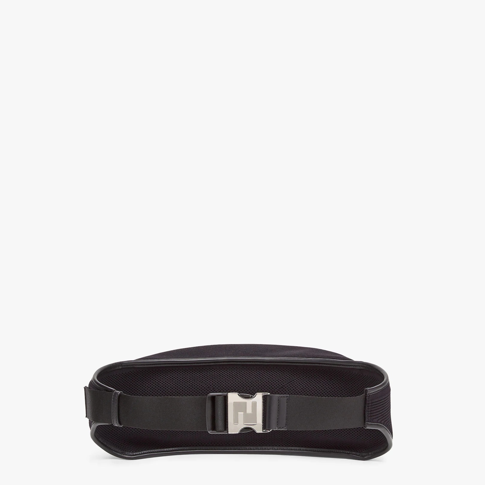 Black fabric belt bag - 4