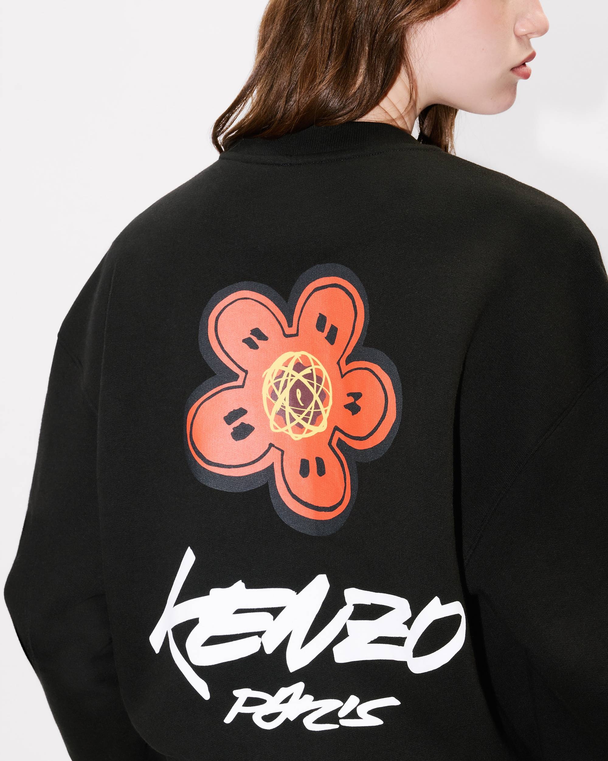 'Kenzo x Futura 2000' oversized cocoon sweatshirt in cotton - 7
