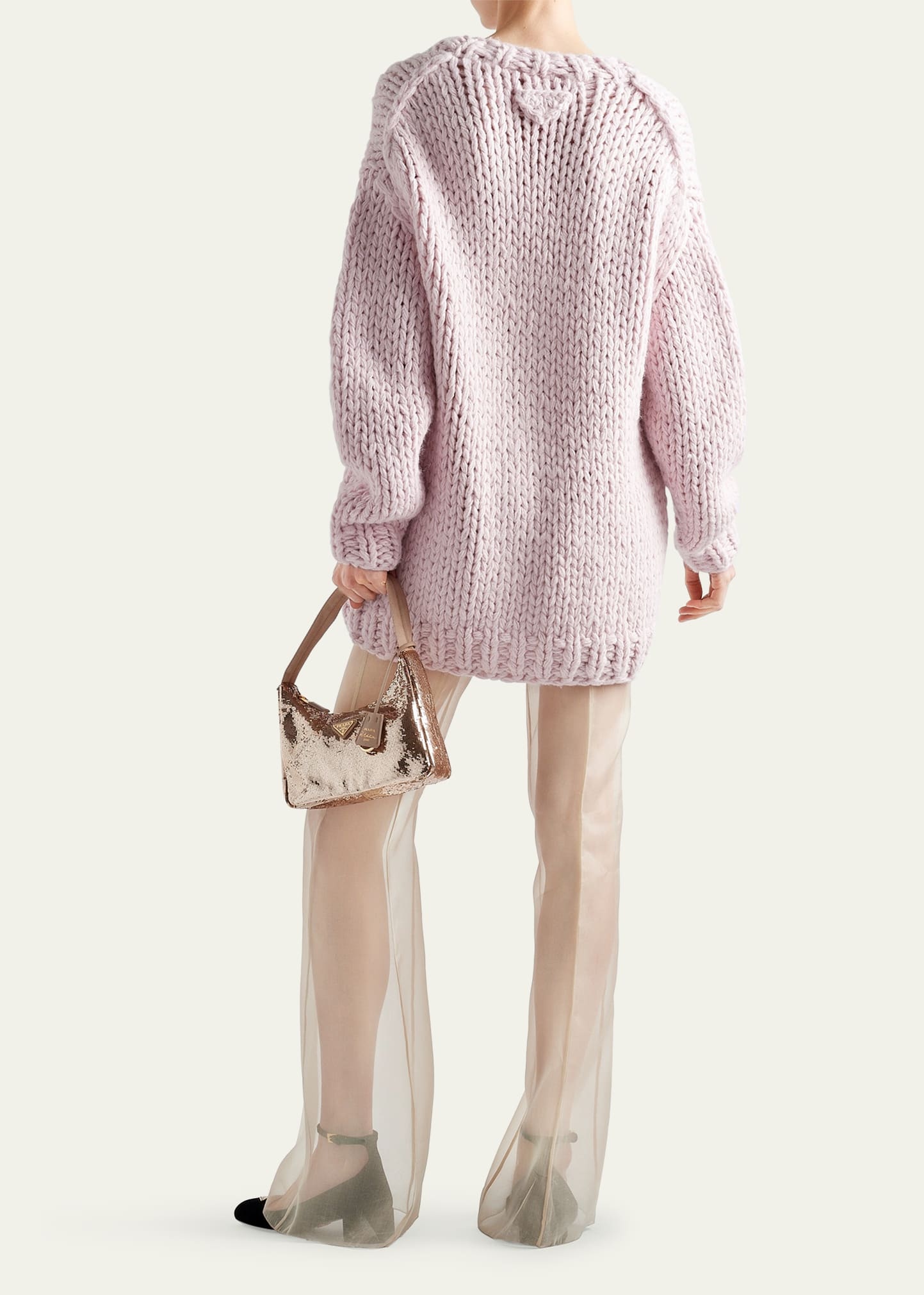 Flared Organza Pants - 3