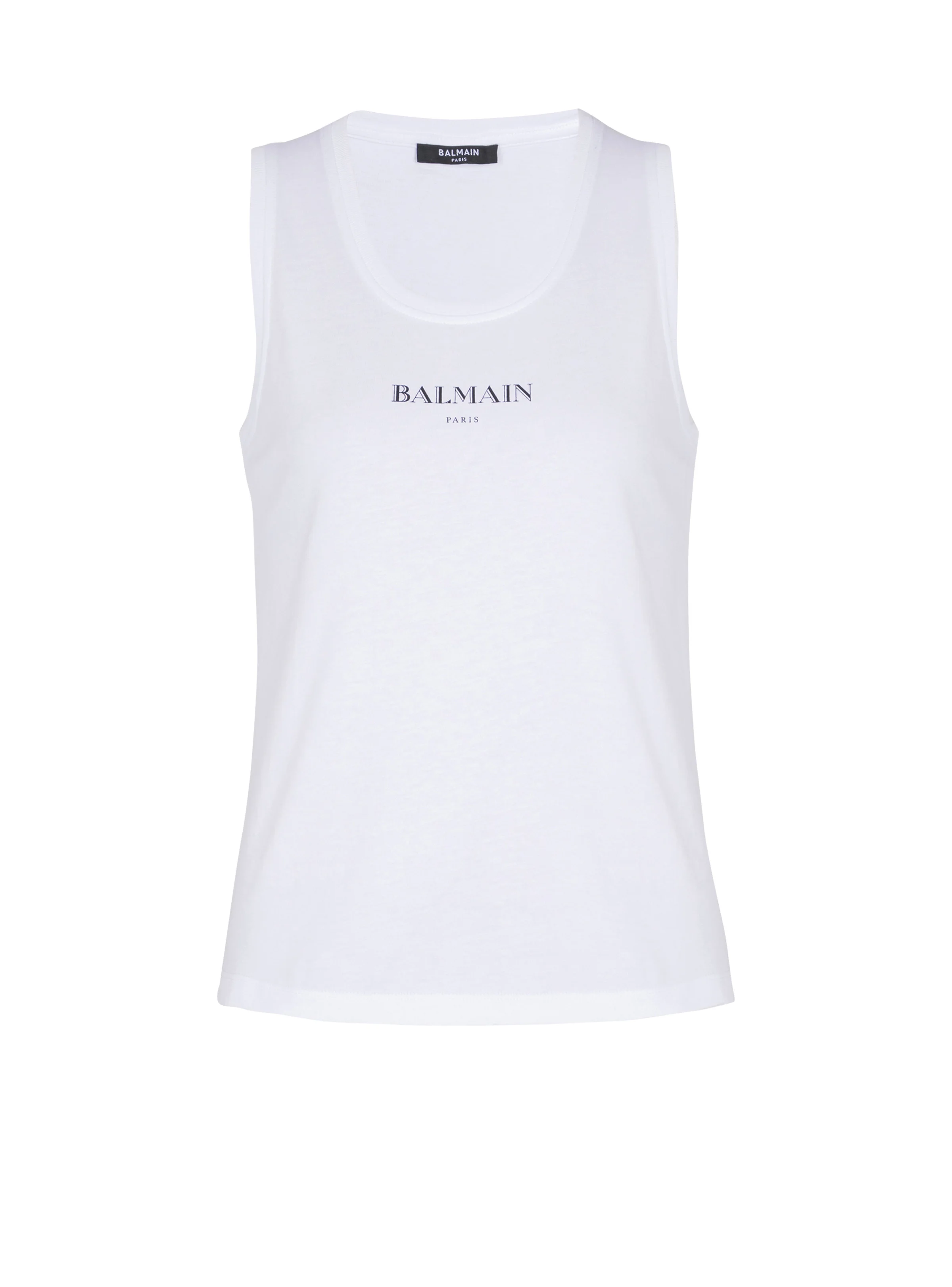 Tank top with Balmain print - 1