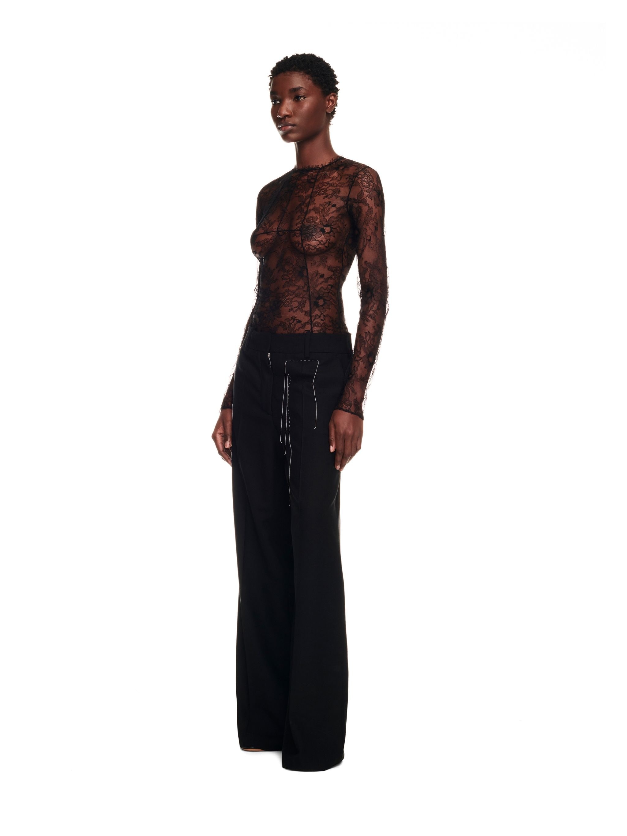 Wo Blend Stitching Over Pant - 3