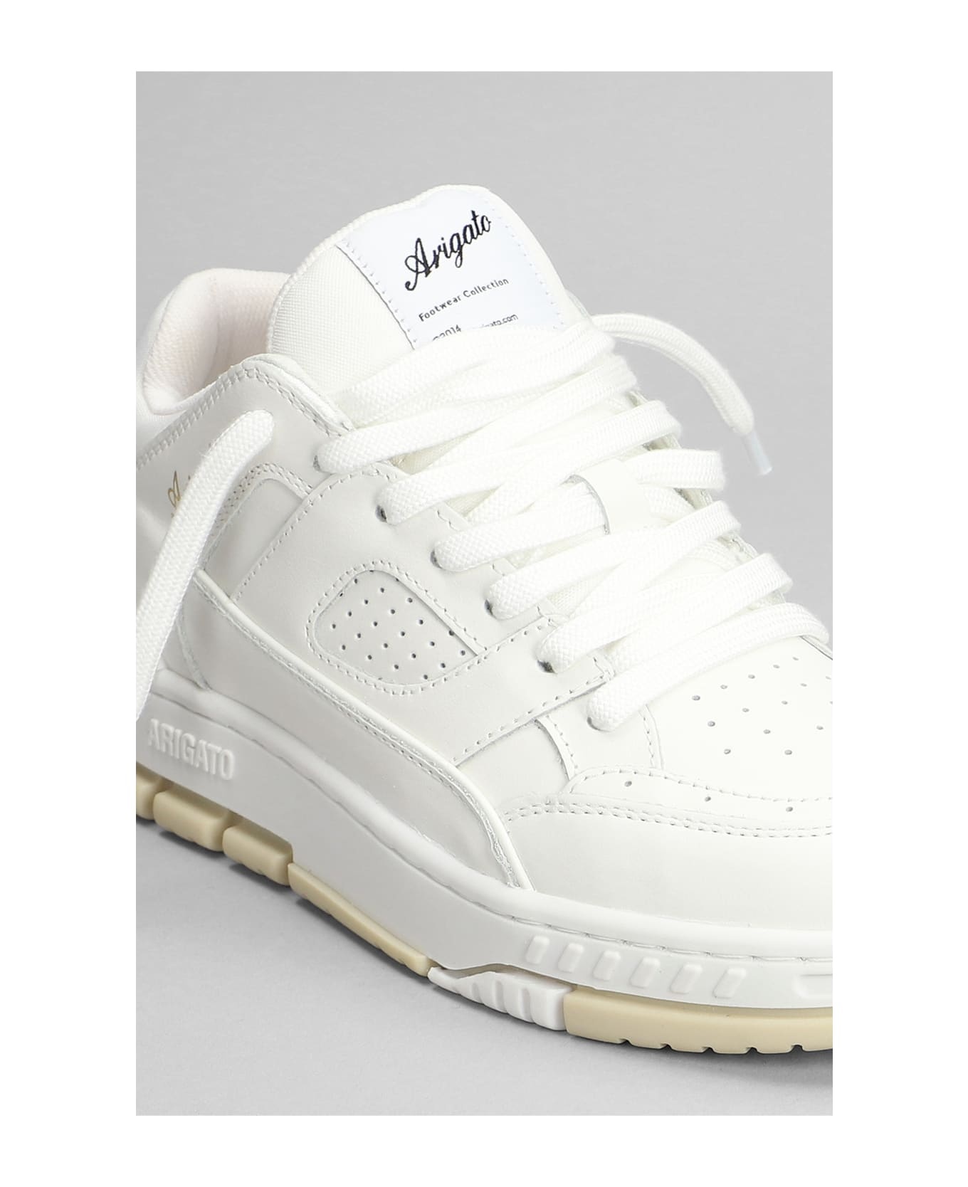 Area Lo Sneakers In White Leather - 5