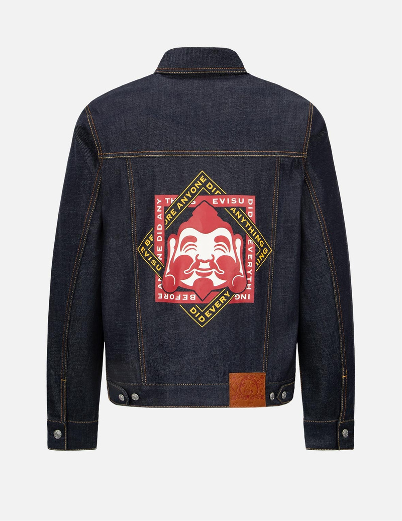GODHEAD PRINT DENIM JACKET 2