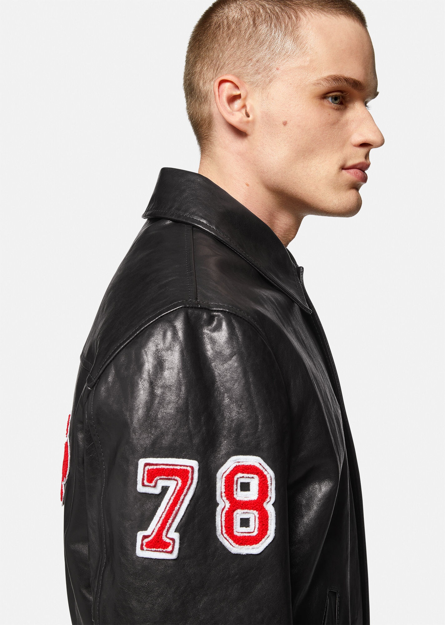 Varsity Leather Jacket - 5