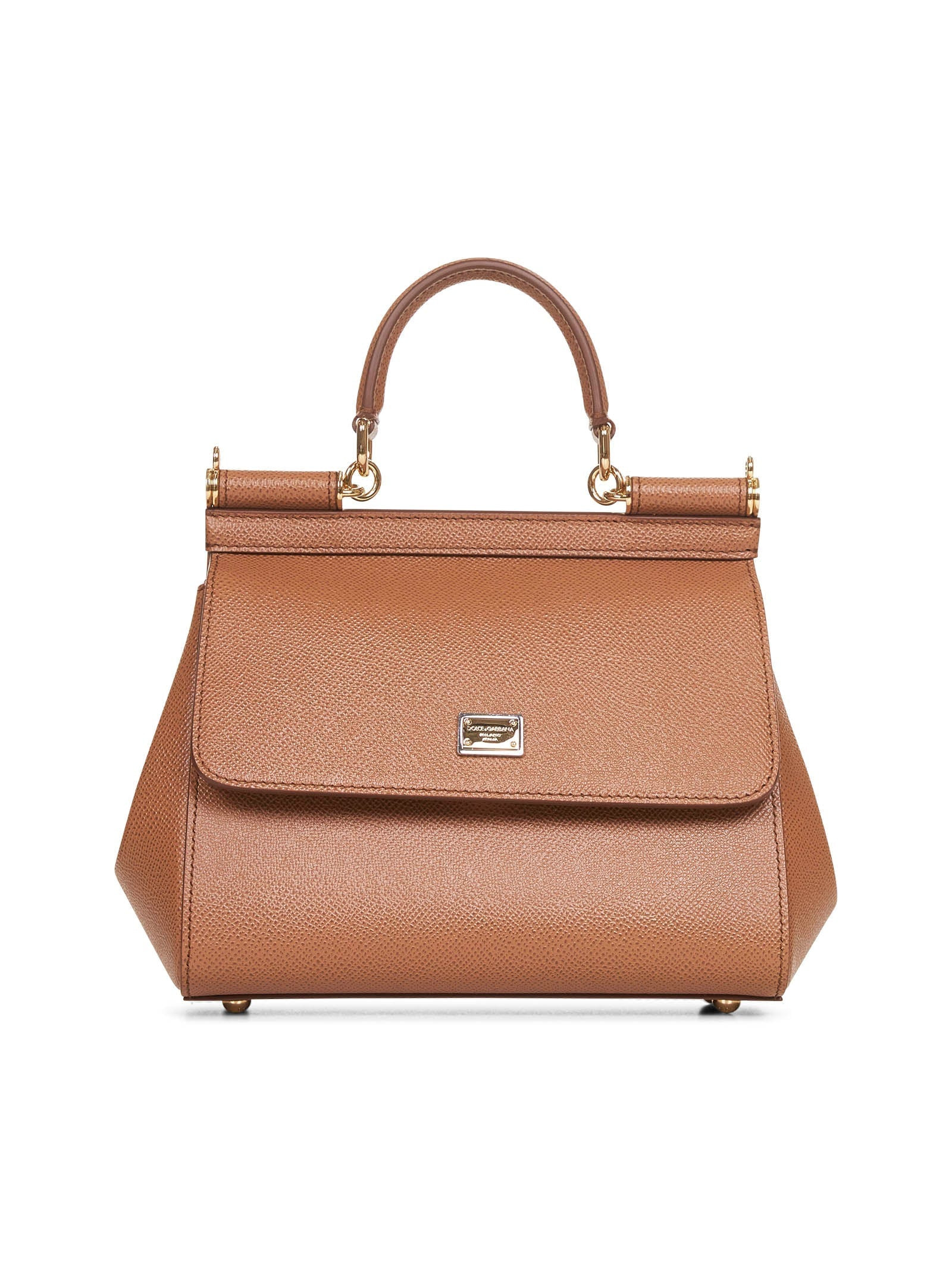 Dolce & Gabbana Women Borsa A Mano Sicily Media Cammello - 1
