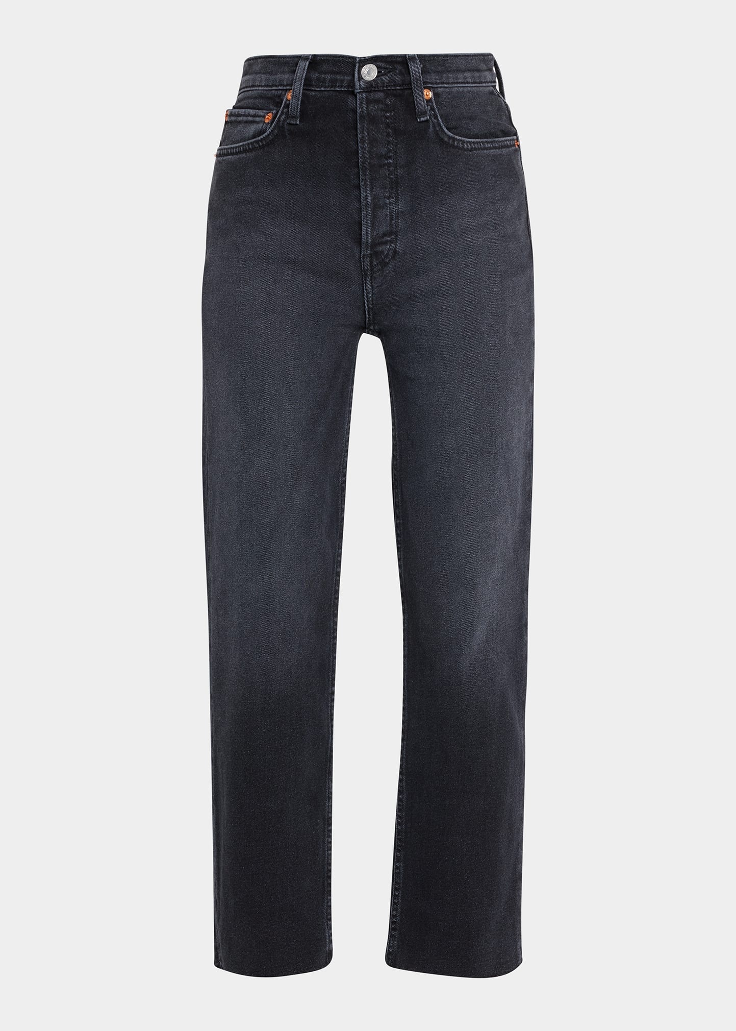 70s Stovepipe Distressed Jeans - 5