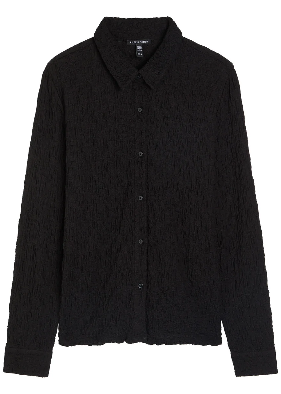 Eileen Fisher Textured Fine-knit Shirt - 1