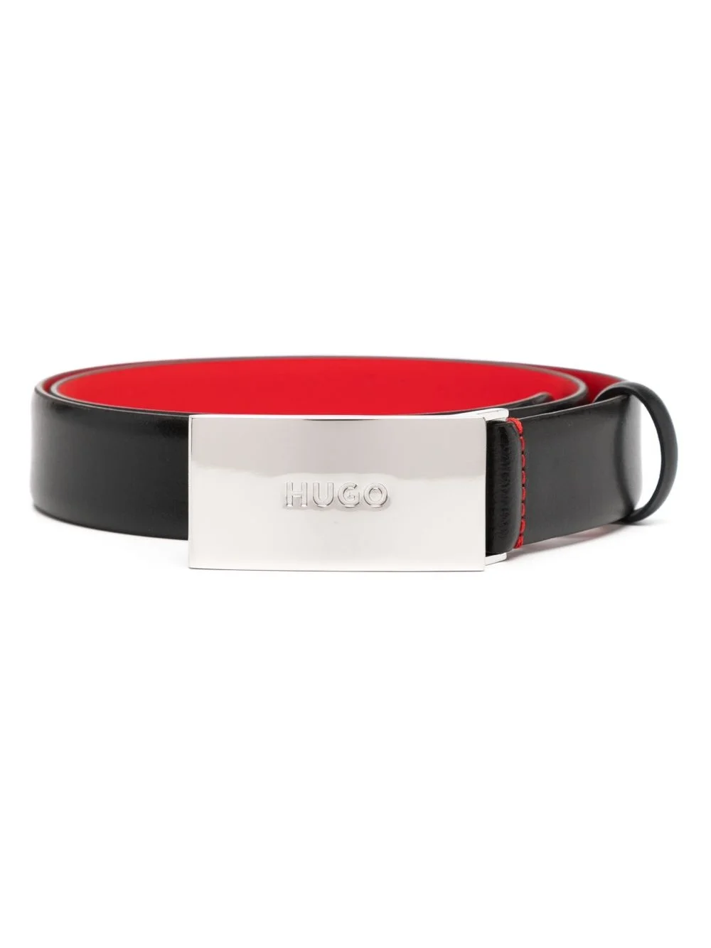 logo-buckle belt - 1