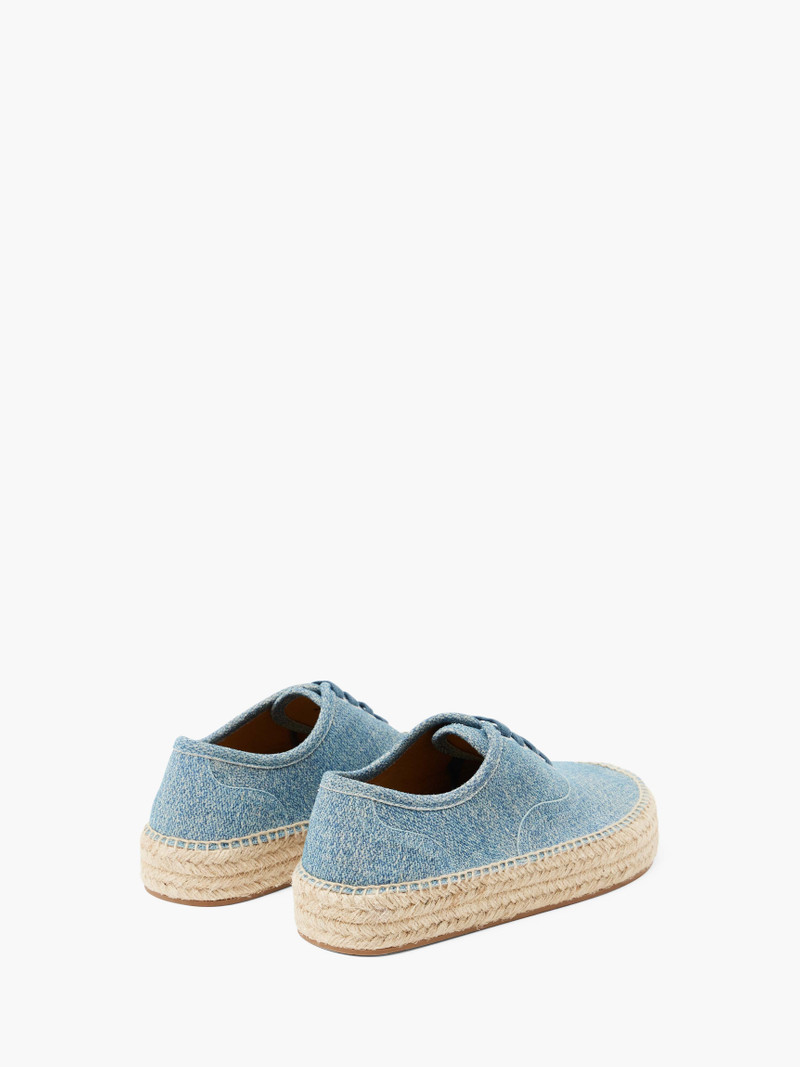 SUEDE LACE-FRONT PLATFORM ESPADRILLES 3