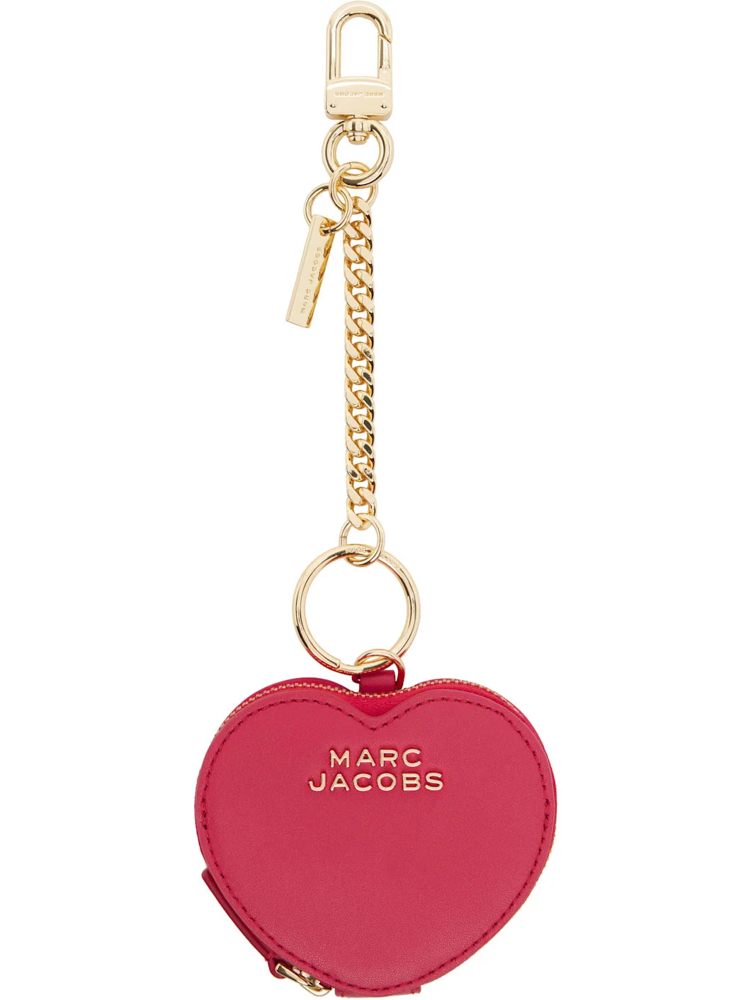 Red 'The Heart Pouch' Bag Charm - 1