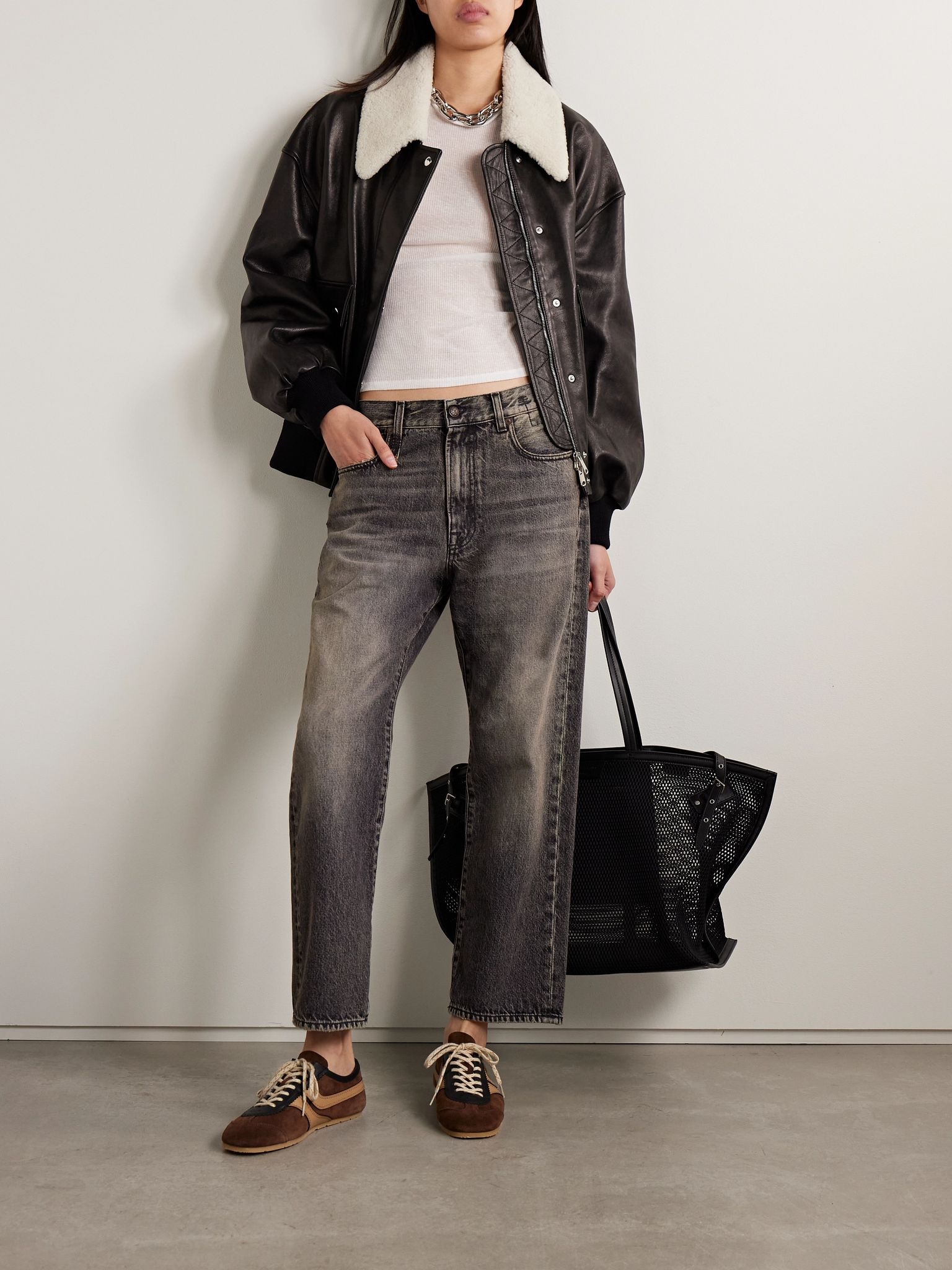 Distressed boyfriend jeans Dark denim - 2