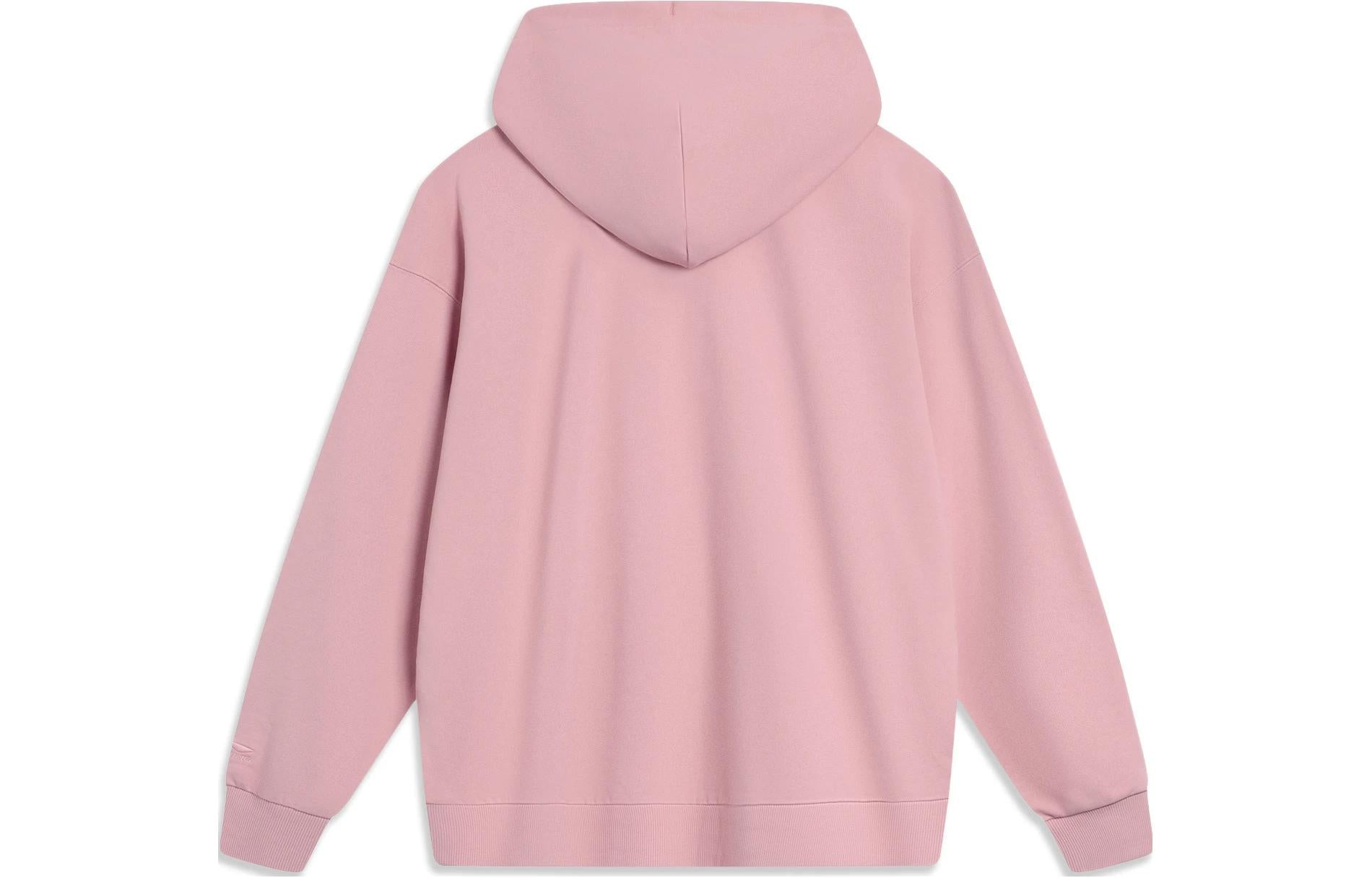 Li-Ning Embroidered Logo Hoodie 'Pink' AWDT583-6 - 2