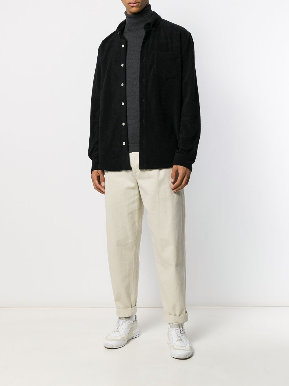 long-sleeve fitted shirt - 2