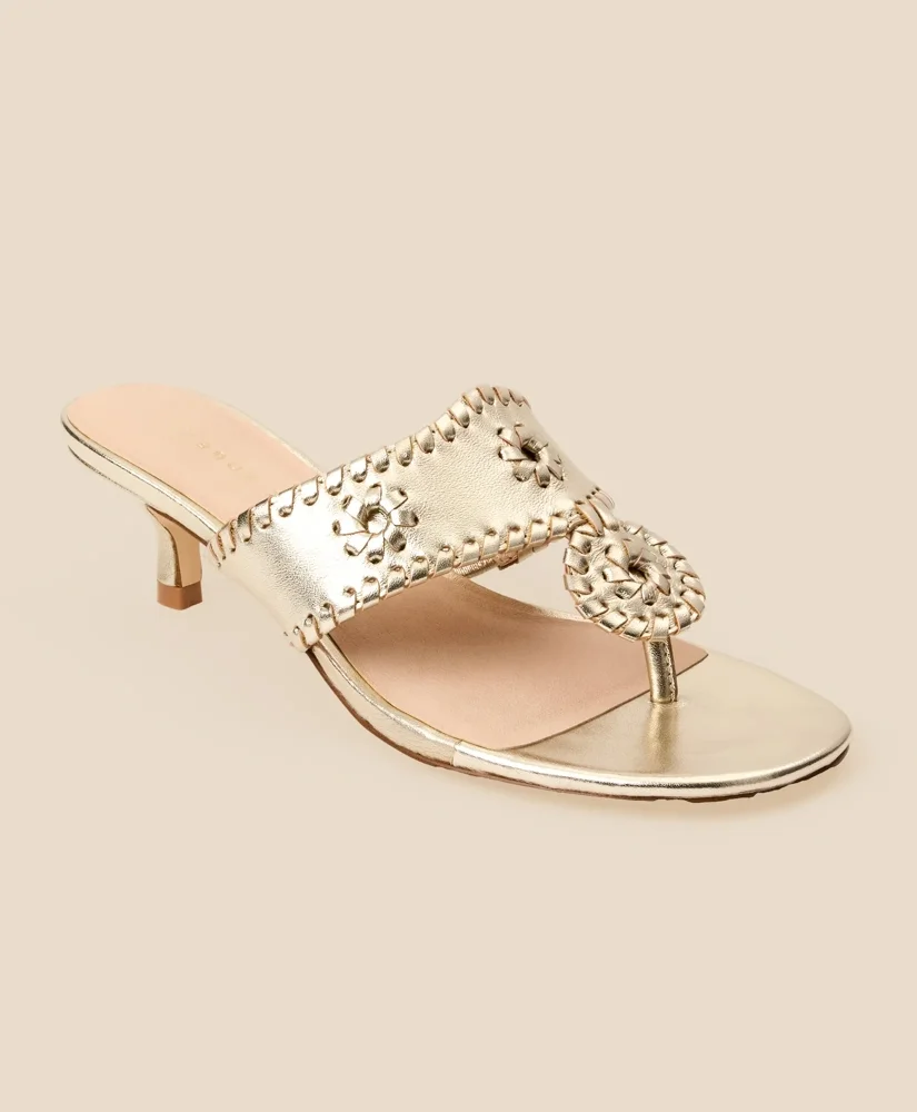Jack Rogers Kitten-Heel Sandals - 1