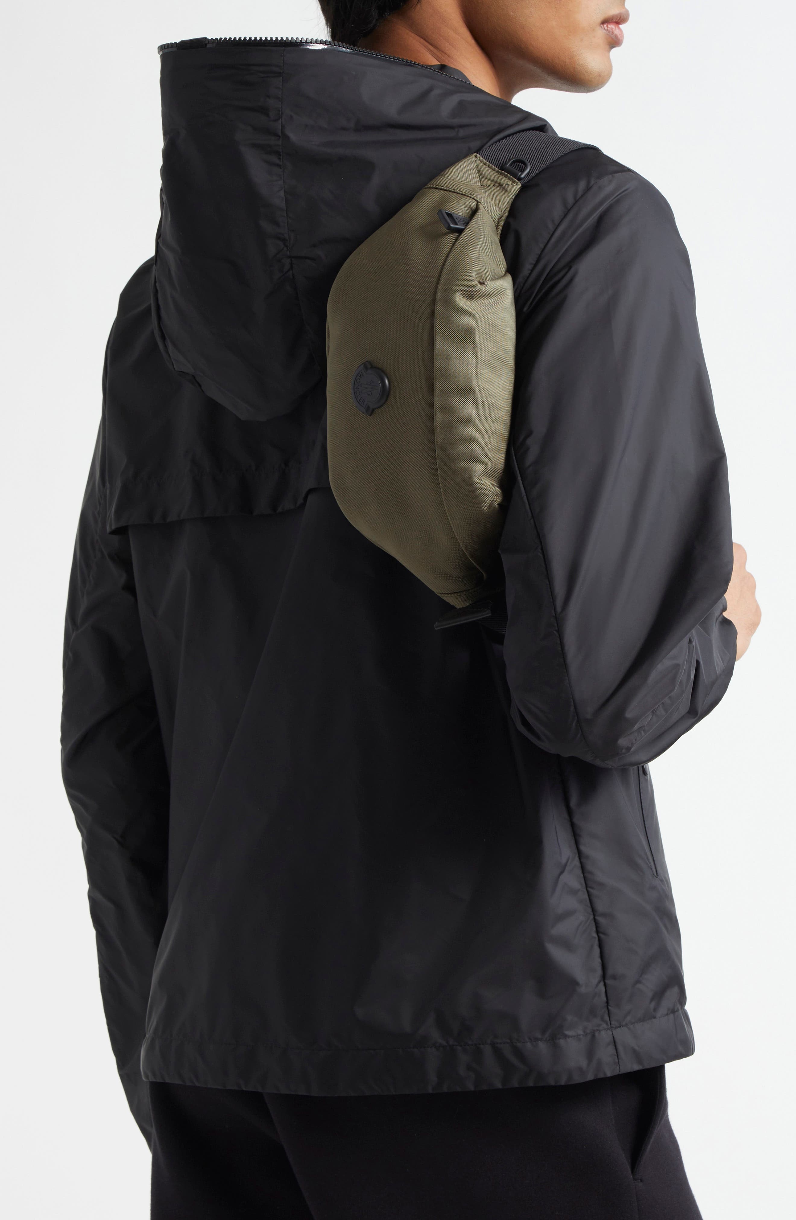 Moncler Small Durance Water Repellent Belt Bag in Olive Green at Nordstrom - 2