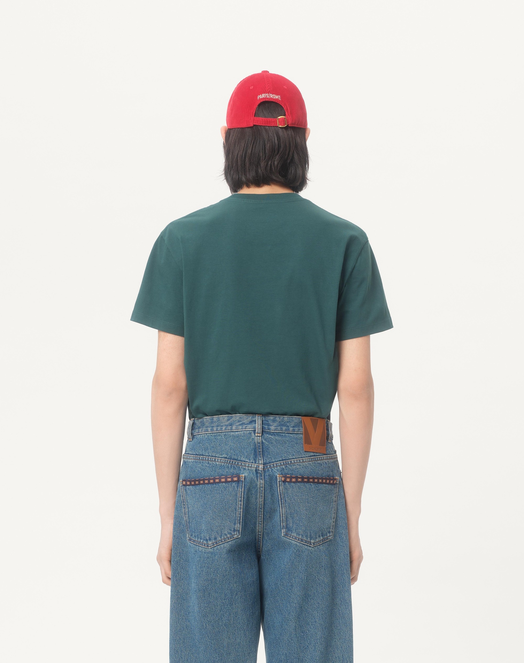 COTTON T-SHIRT WITH VLOGO PATCH - 7