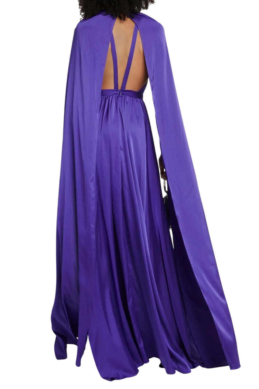 BRIDAL CHIFFON CAPE GOWN - 3