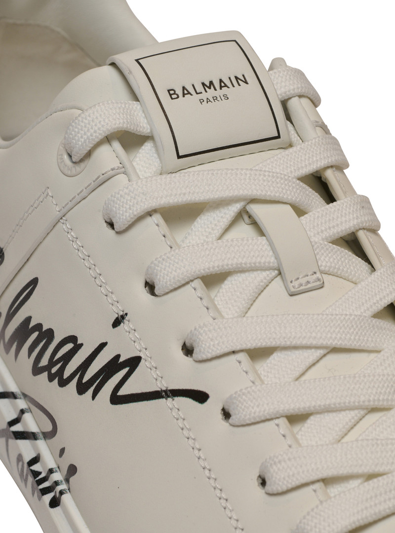 B-Court trainers in calfskin 6