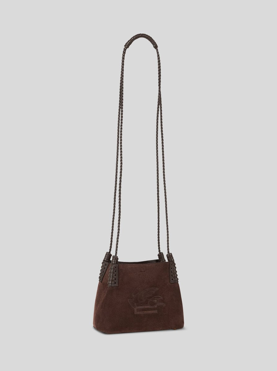 MINI LIBRA TOTE BAG IN SUEDE - 5