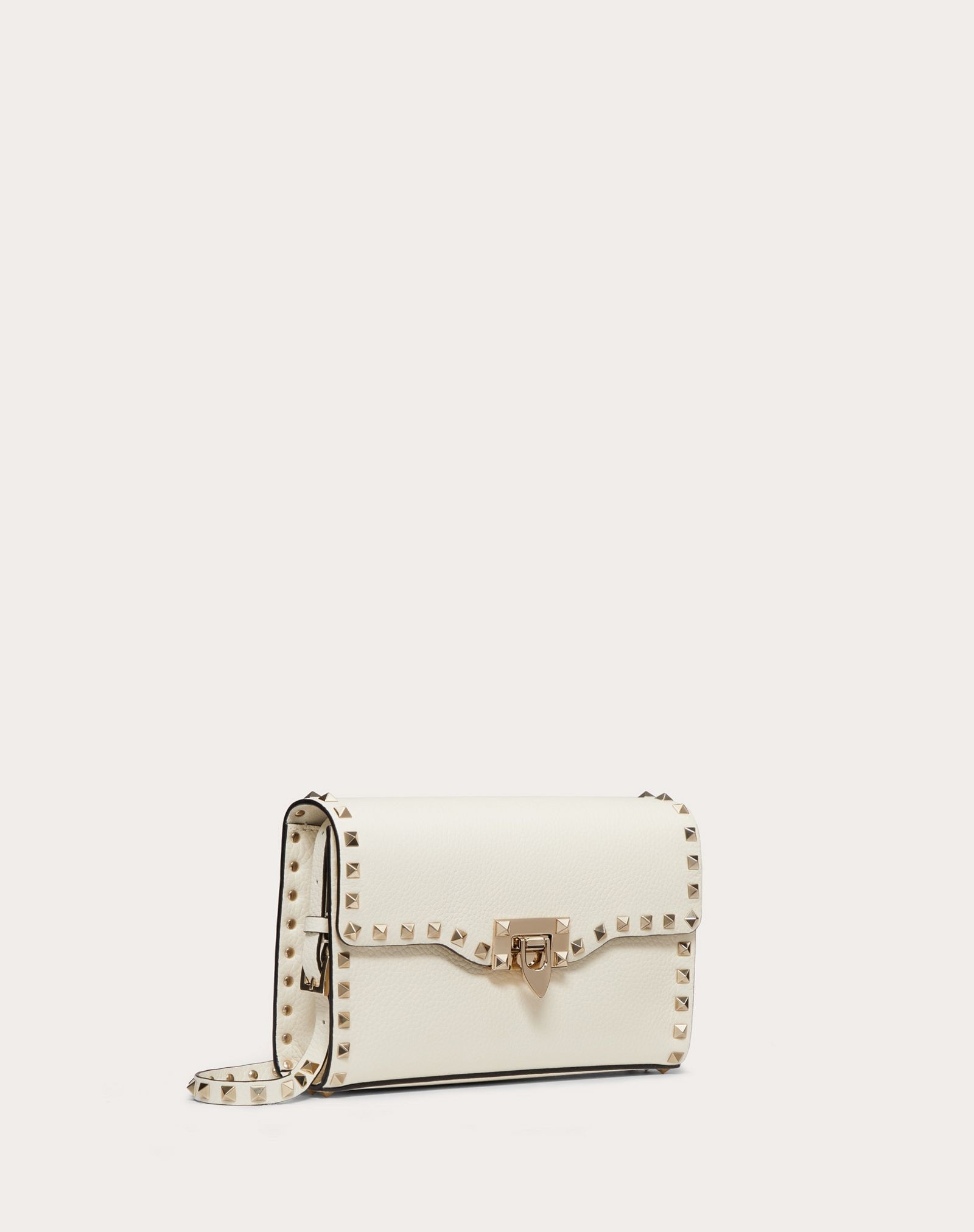 Small Rockstud Patent Leather Crossbody Bag - 2