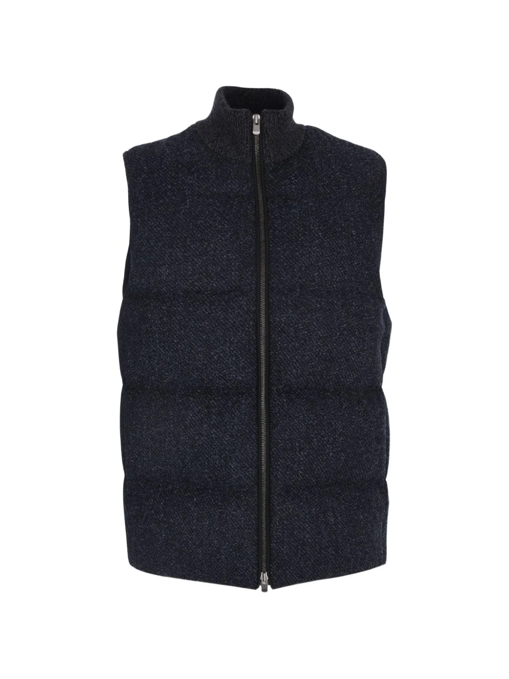 bouclé wool gilet - 1