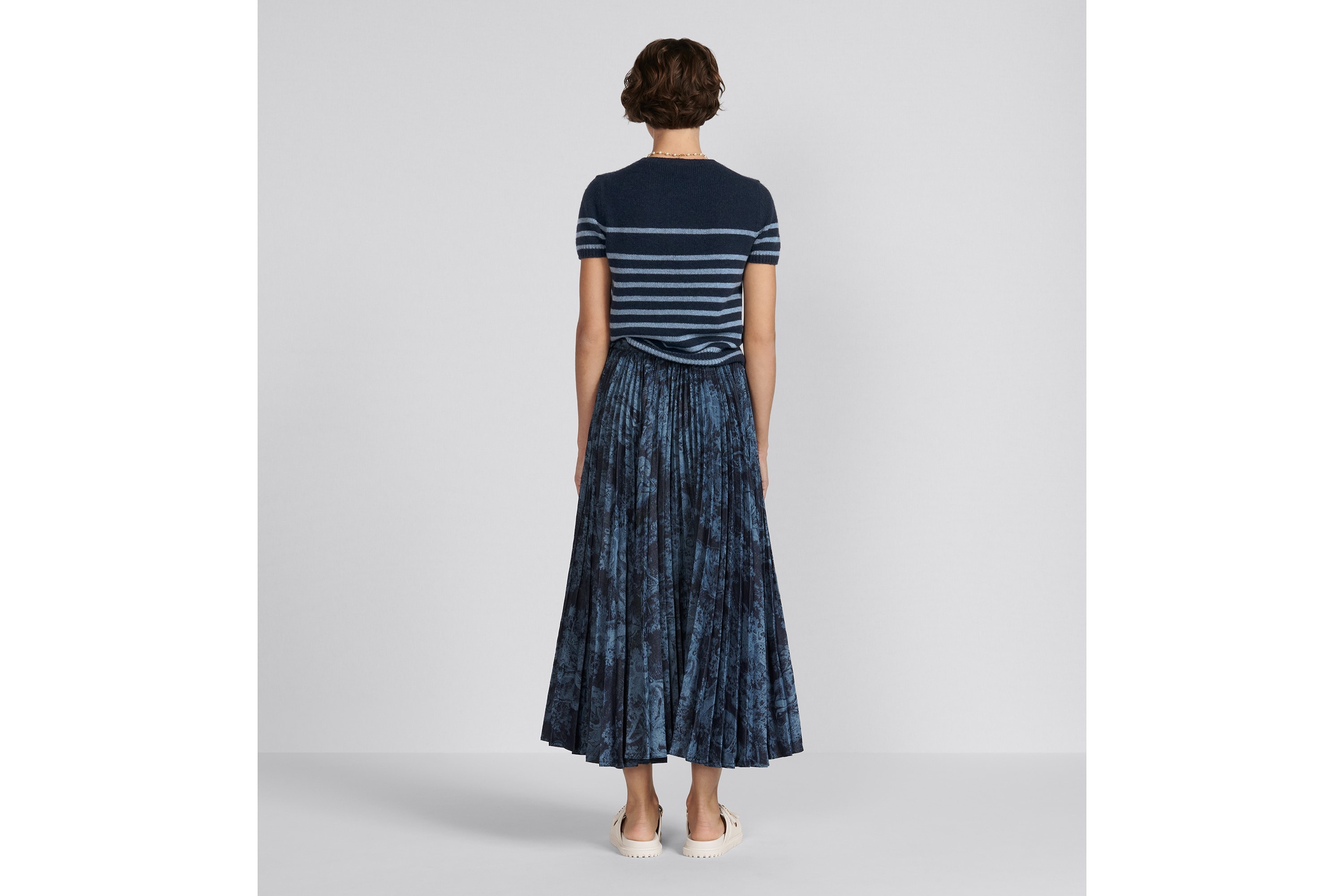 Dioriviera Pleated Mid-Length Skirt - 6