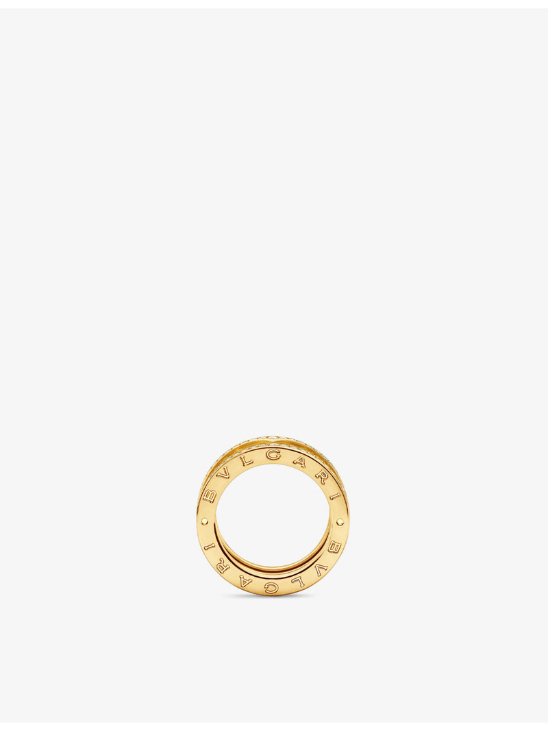BVLGARI B.zero1 18ct yellow-gold and 0.51ct brilliant-cut diamond ring outlook