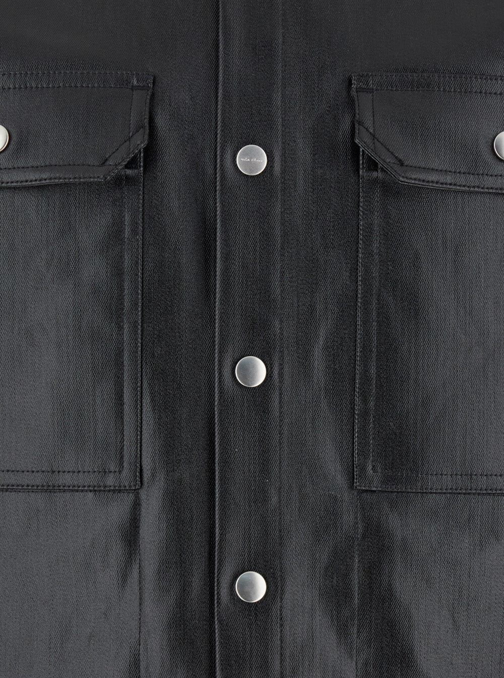 Rick Owens Men Black Jacket With Patch Pockets On The Chest In Cotton Blend Man - 3