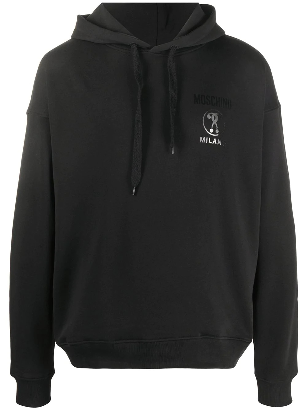 logo-print hoodie - 1