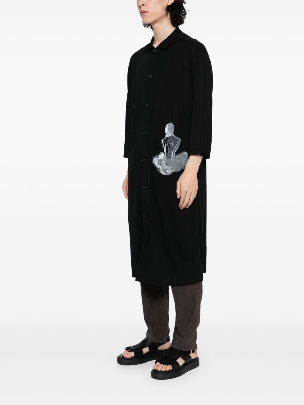printed jersey shirt - 3
