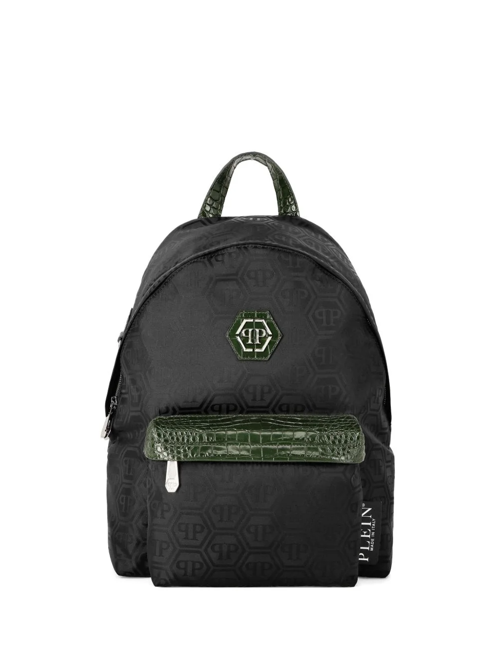 hexagon-monogram backpack - 1