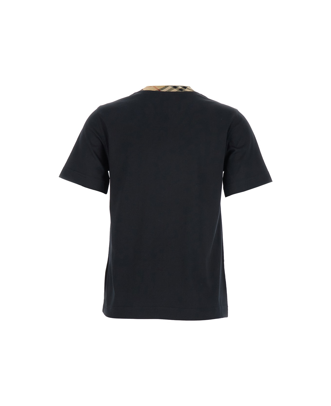 Black Cotton T-shirt - 2